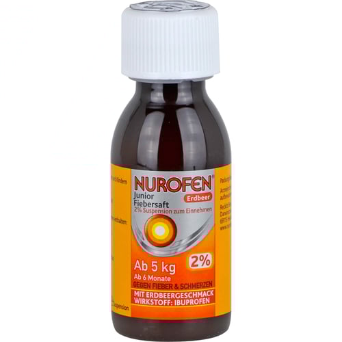 NUROFEN Junior Fiebersaft Erdbeer 2