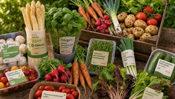Frisch geerntet: Lokale Frische vom Feld