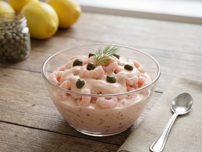 Garnelencocktail mit Kapern