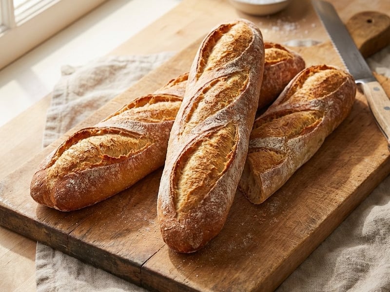 Rustikales französisches Baguette