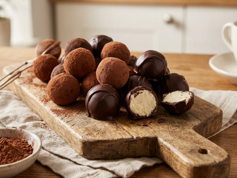 Schokoladenpralinen mit Mascarpone