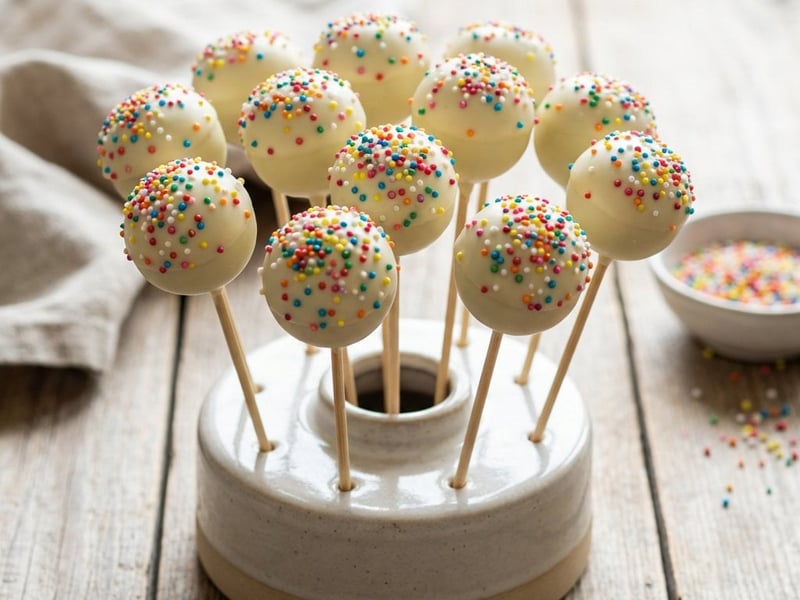 Bunte Cake Pops mit Mascarpone & Nutella
