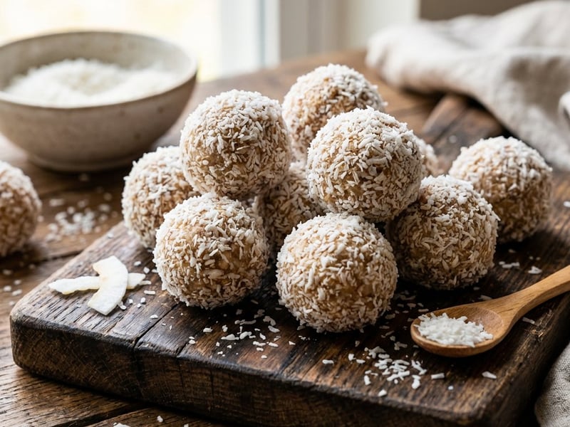 Himmlische Kokosbällchen | Ohne Backen