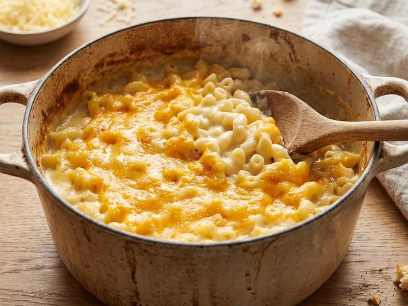 One-Pot Mac and Cheese mit Cheddar