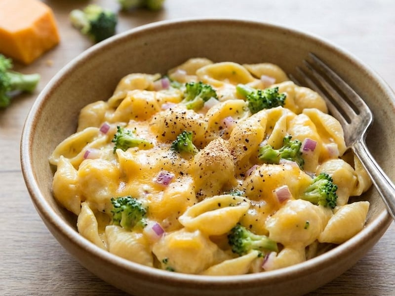 Cremige Käse-Pasta mit Brokkoli