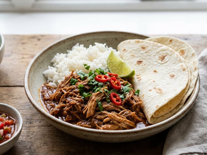 Saftiges Pulled Turkey aus dem Slow Cooker