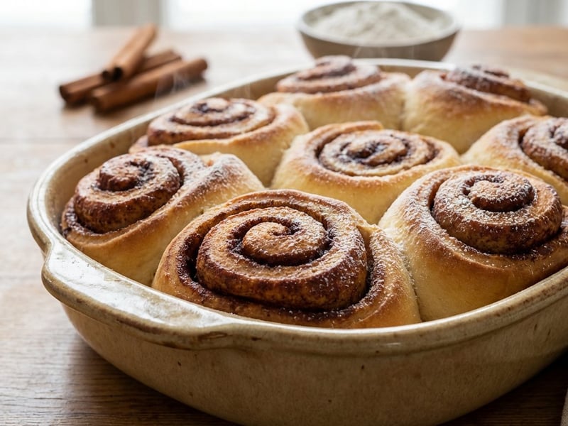 Fluffige Dinkel-Zimtschnecken | Übernacht-Rezept