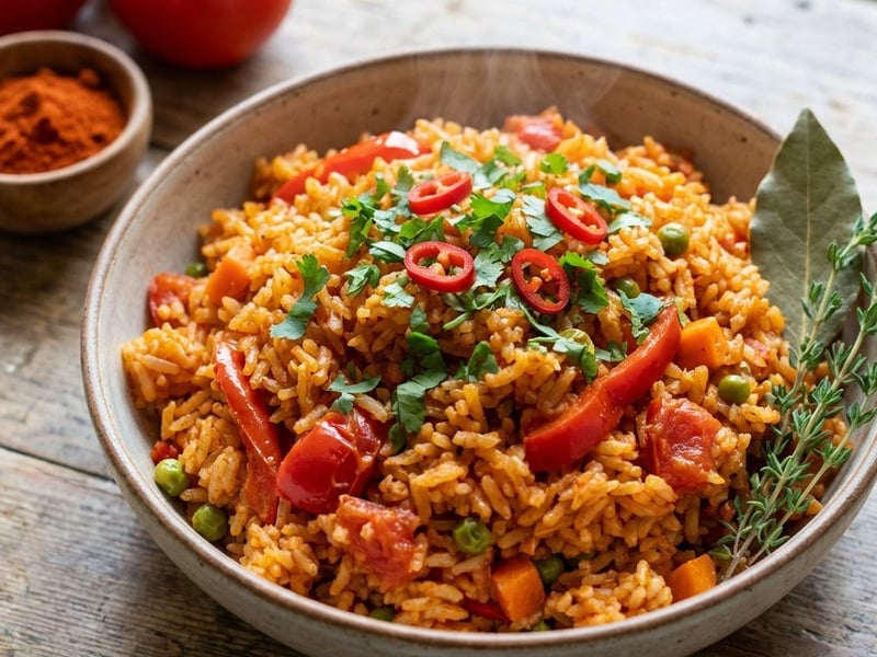 Würziger Jollof Reis | Westafrikanischer Klassiker