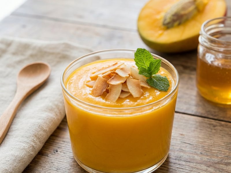 Chinesischer Mangopudding