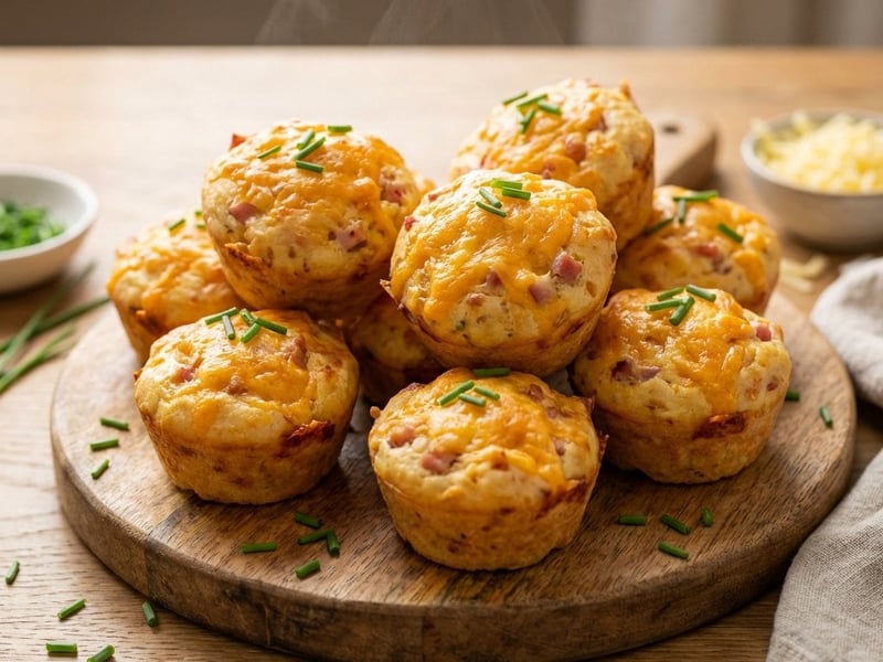 Herzhafte Käse-Muffins | Fluffiger Snack