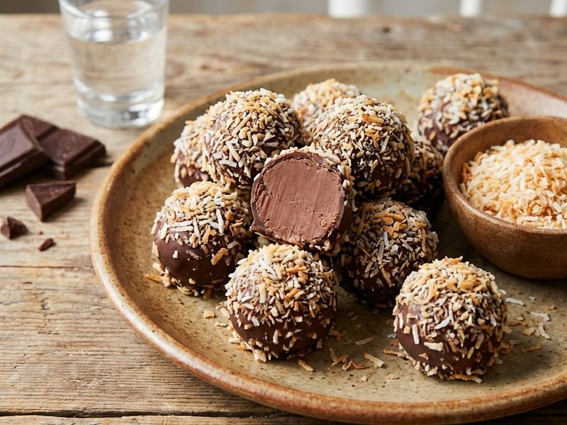 Kokos-Schokoladen-Trüffel
