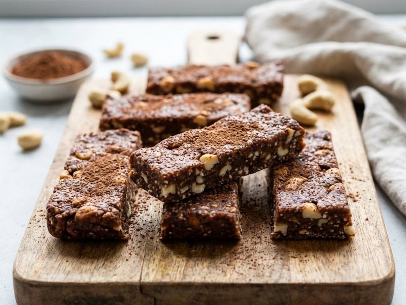 RAW-Riegel mit Datteln und Cashews
