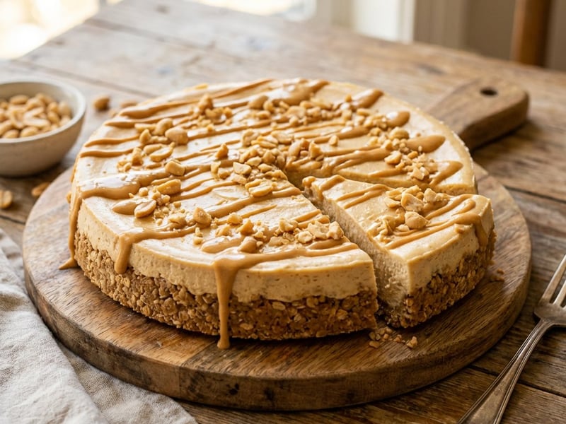 Cremiger Erdnuss-Cheesecake | No-Bake Genuss