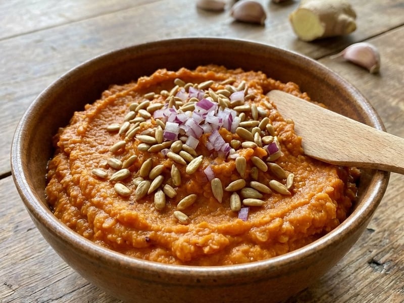 Cremiger Rote-Linsen-Aufstrich | Proteinreich & Vegan