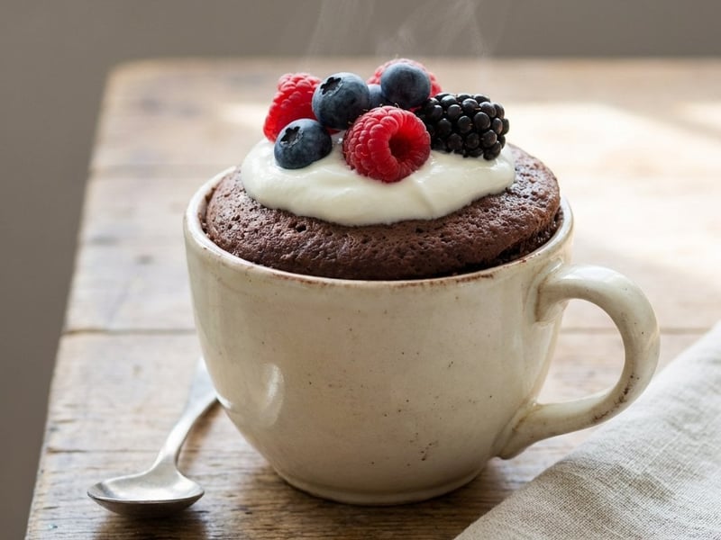 Schokoladen-Mug-Cake | Fluffiger Blitz-Dessert