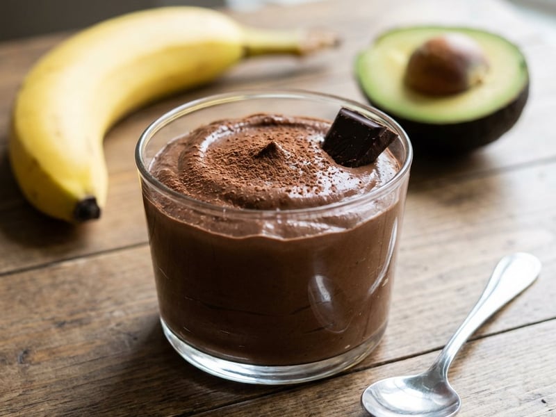 Bananen-Schokoladen-Mousse
