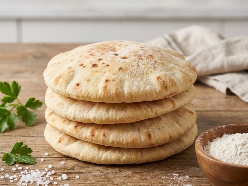 Hausgemachtes Pita-Brot | Luftig & Weich