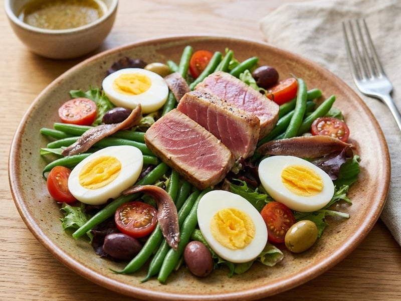 Salat Niçoise | Französischer Klassiker mit Thunfisch