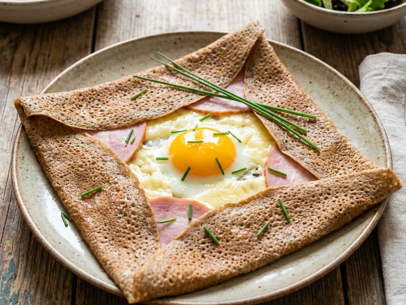 Galette complète | Herzhafter Buchweizen-Pfannkuchen