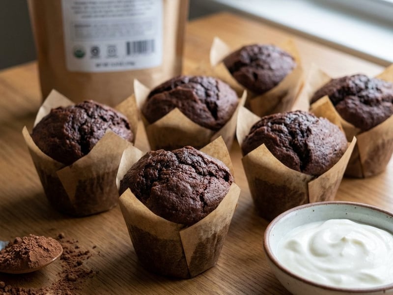 Schnelle Schokoladen-Muffins | Glutenfrei & Saftig