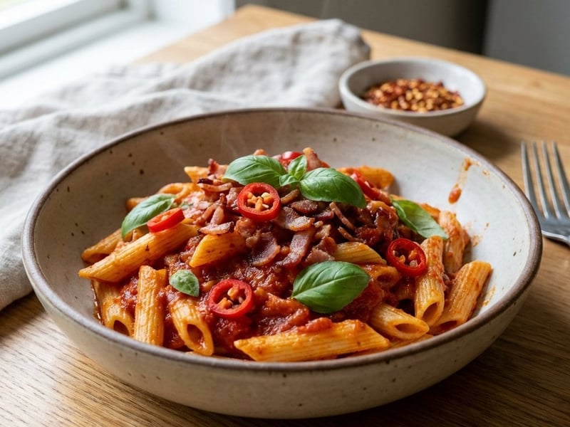 Penne all' arrabbiata
