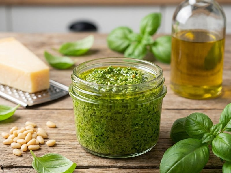 Klassisches Basilikum-Pesto