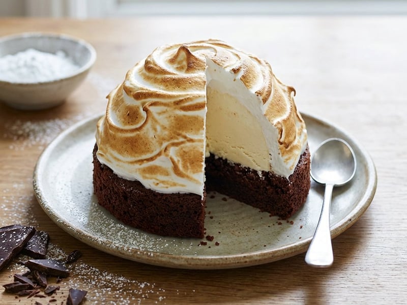 Baked Alaska | Der Dessert-Klassiker mit Eis & Baiser