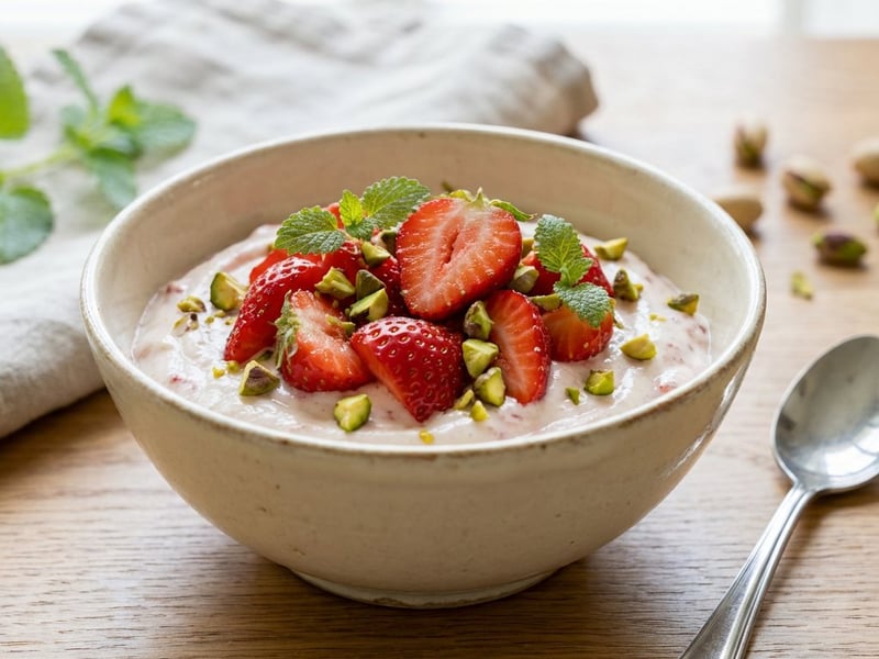 Kalte Erdbeercreme | Erfrischendes Sommer-Dessert