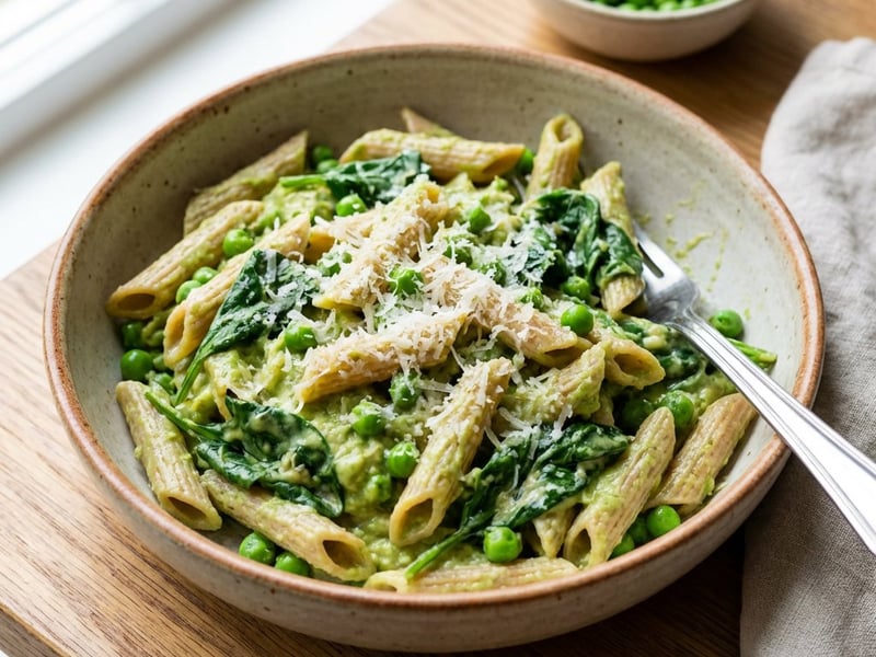 Grüne Avocado-Pasta