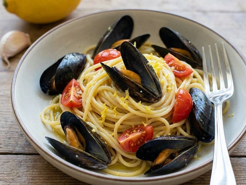 Spaghetti mit Miesmuscheln | Schneller Pasta-Genuss