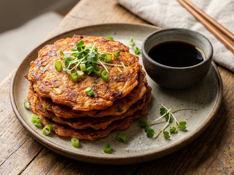 Kimchijeon - Koreanische Kimchi-Pfannkuchen