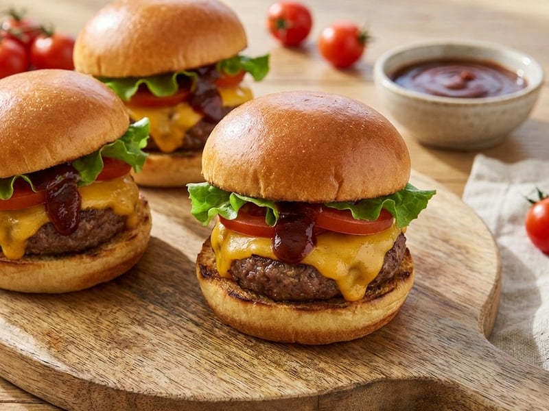 Mini Cheeseburger | Party-Snack Rezept