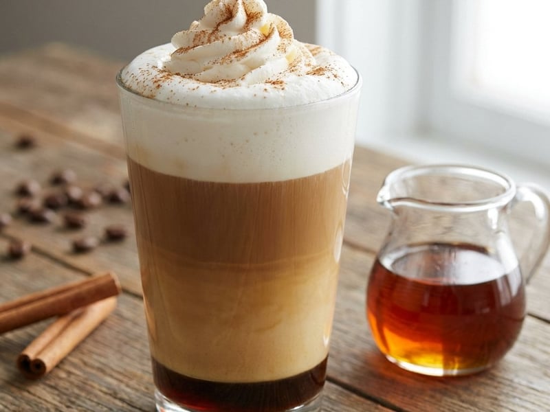 Latte mit Ahornsirup | Cremiger Kaffeegenuss