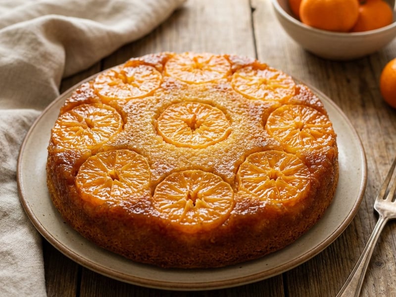 Gestürzter Mandarinenkuchen | Saftig & Fruchtig