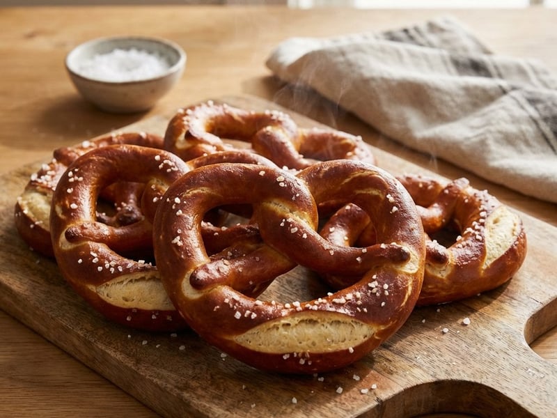 Homemade Bavarian Pretzels | Crispy & Fresh