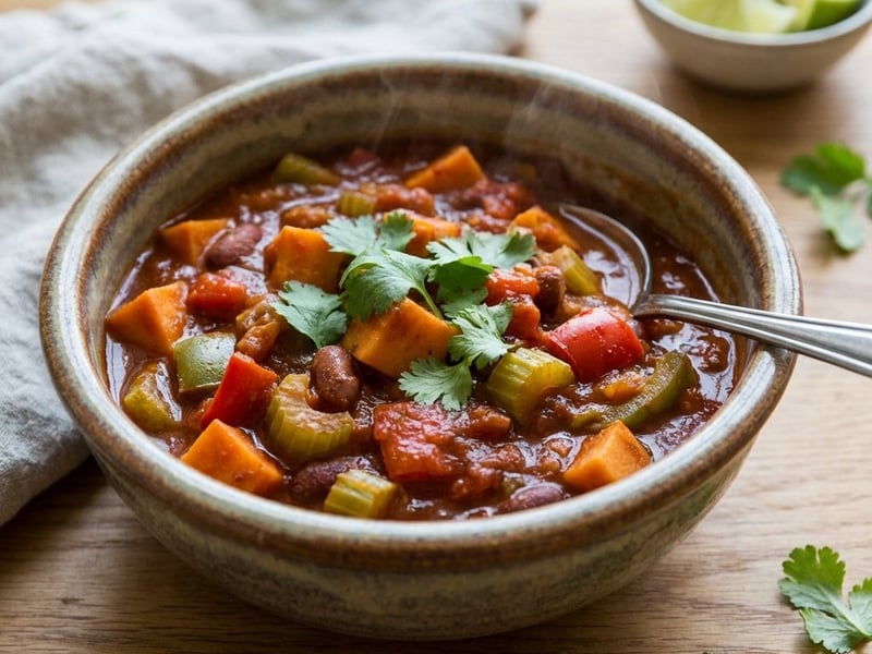 Chilli con verduras | Würziges Gemüse-Chili