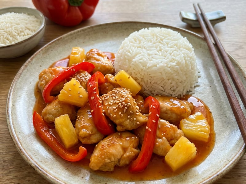 Hähnchen süß-sauer