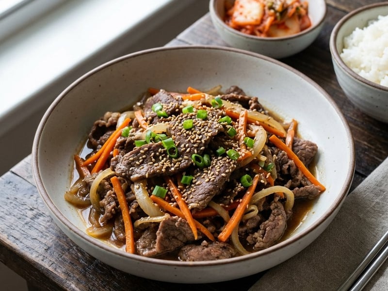 Rindfleisch auf koreanische Art | Zart & Würzig