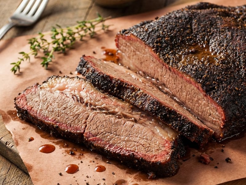 Texas BBQ Brisket | Juicy & Smoky