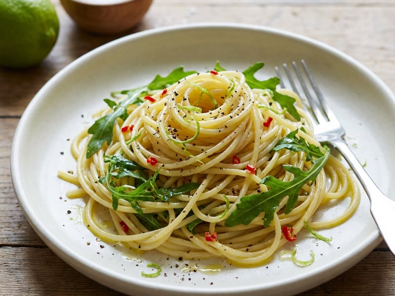 Rucola-Spaghetti 