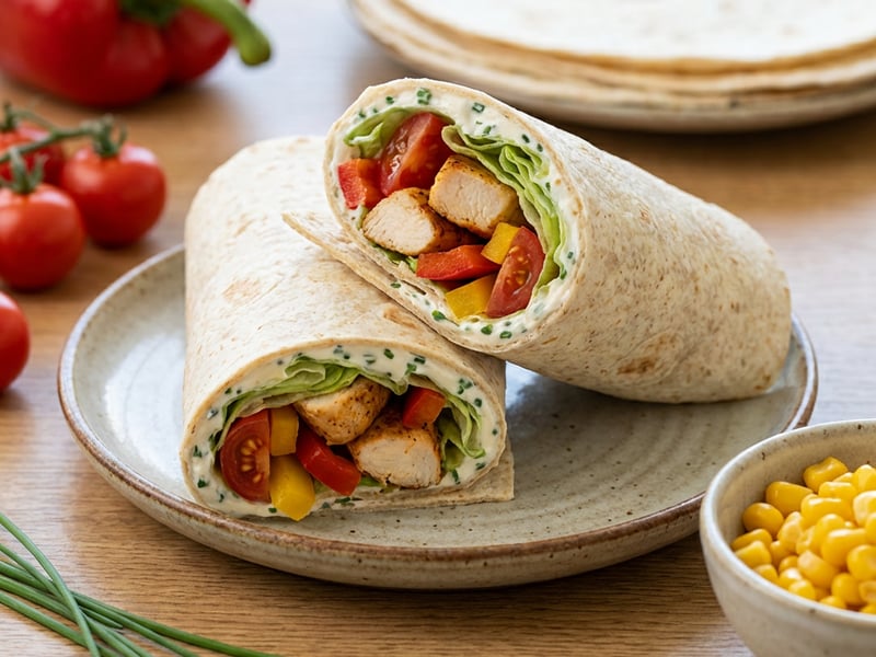 Kunterbunte Kinder-Wraps