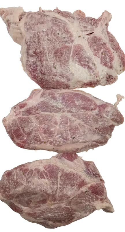 Landfleischerei Schmelzer Nackensteak Knoblauch