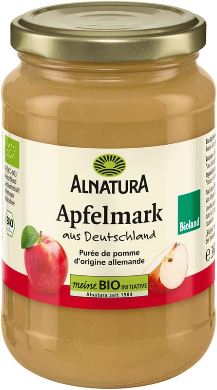 Alnatura organic apple pulp
