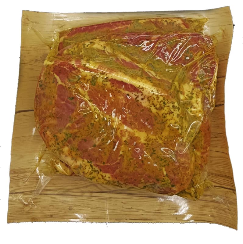 Mago Schweine-Nackensteaks in Kräuter-Knoblauch-Marinade