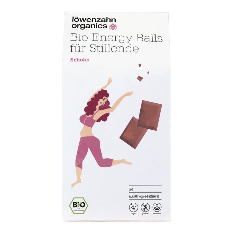 Löwenzahn Organics Organic Energy Balls for breastfeeding Chocolate