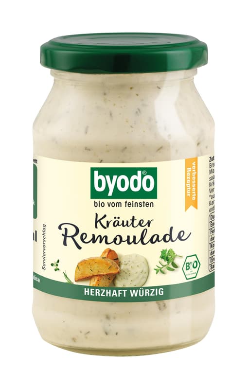 Byodo BIO Kräuter Remoulade mit Gewürzgurken 50% Fett
