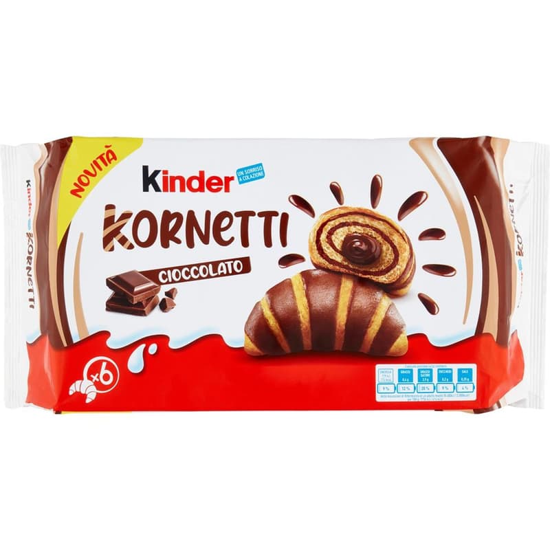Kinder Kornetti mit Schokolade