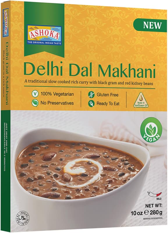 Ashoka Delhi Dal Makhani Fertiggericht mit schwarze Linsenbohnen