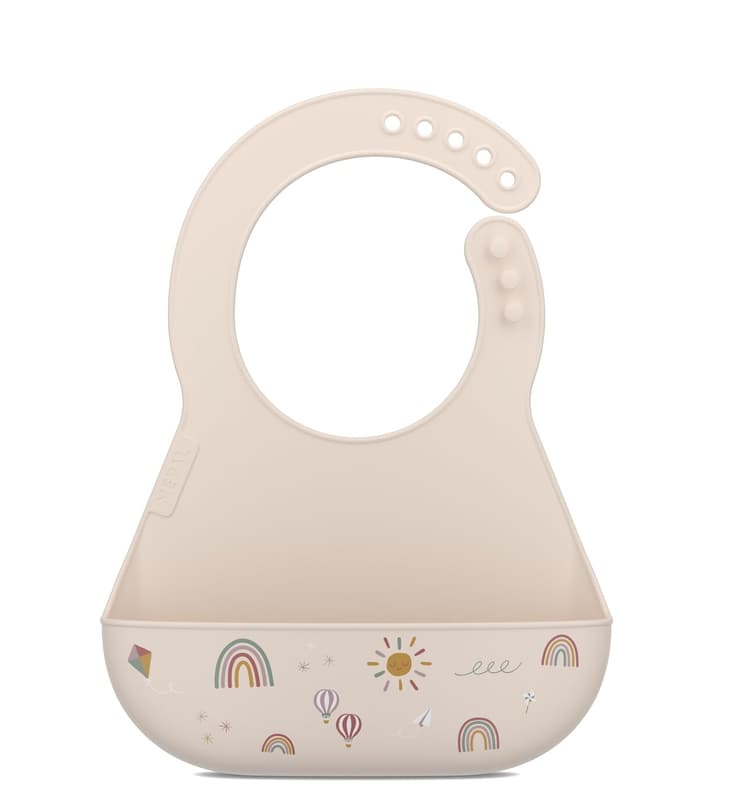 MEPAL silicone bib mio - sunshine & rainbow