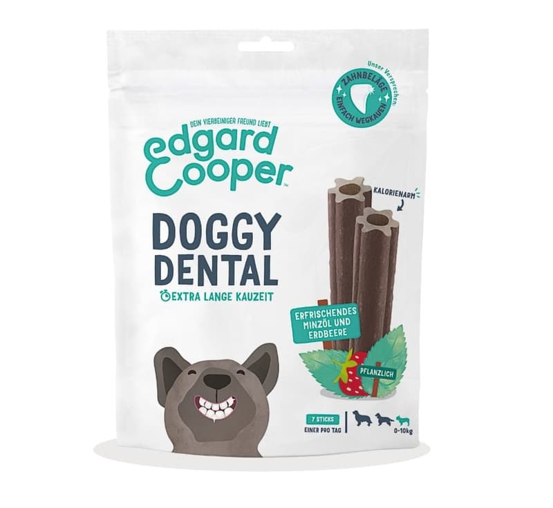 Edgard & Cooper Doggy Dental Minze & Erdbeere